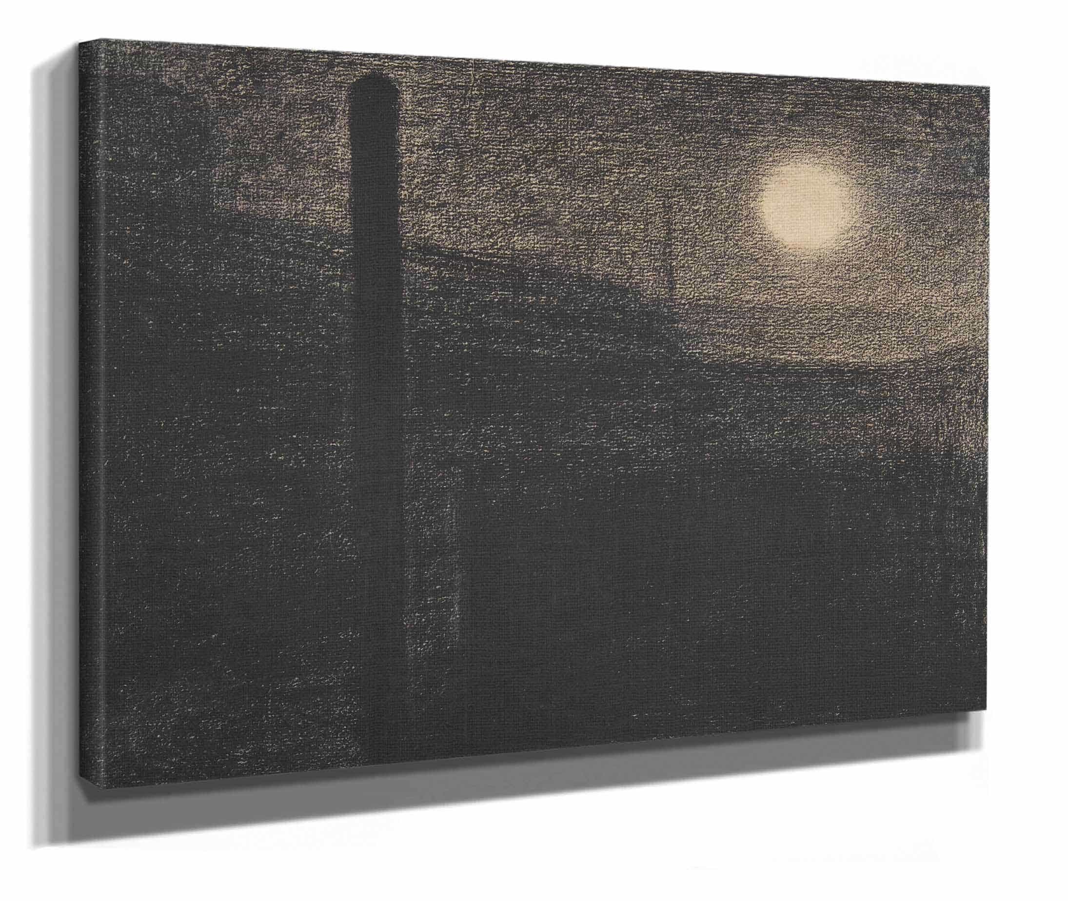 Courbevoie Factories By Moonlight by Georges Seurat