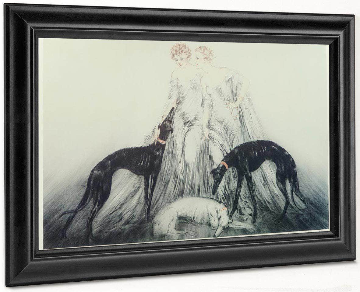 Coursing Iii 1930 By Louis Icart - Image 6
