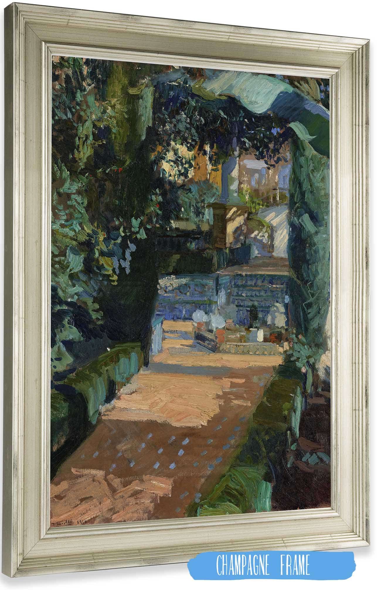 Court Of The Dances Alcazar Sevilla by Joaquin Sorolla