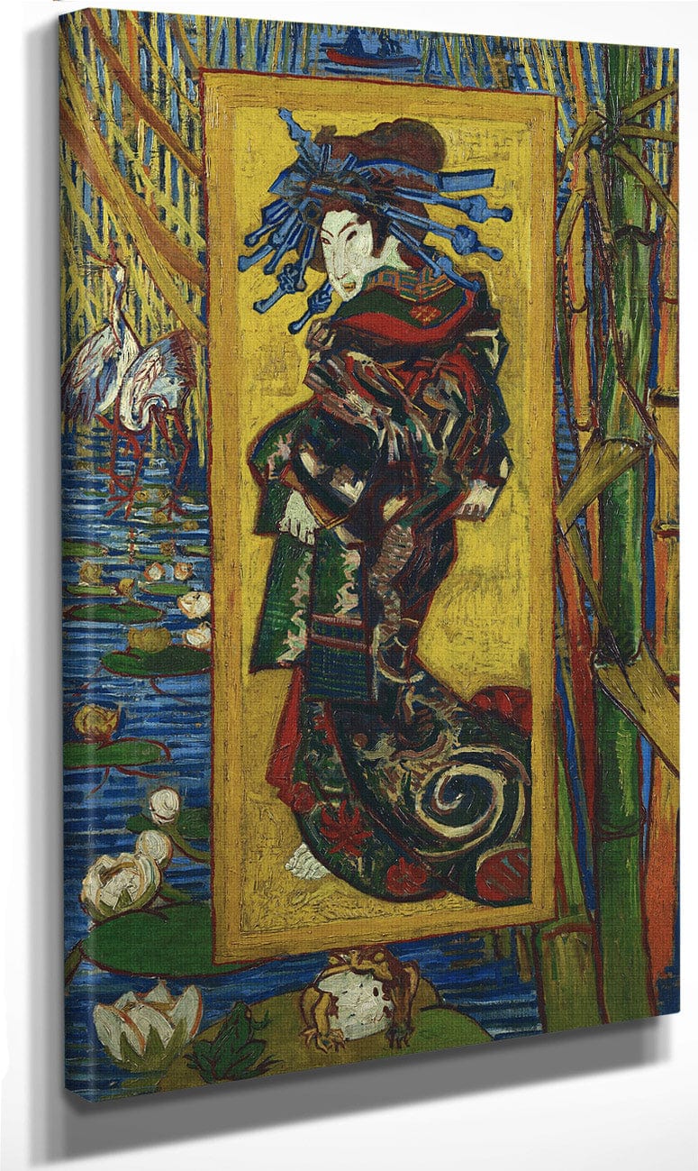 Courtisane (After Eisen) Paris (La Cortesana Paris) By Vincent Van Gogh