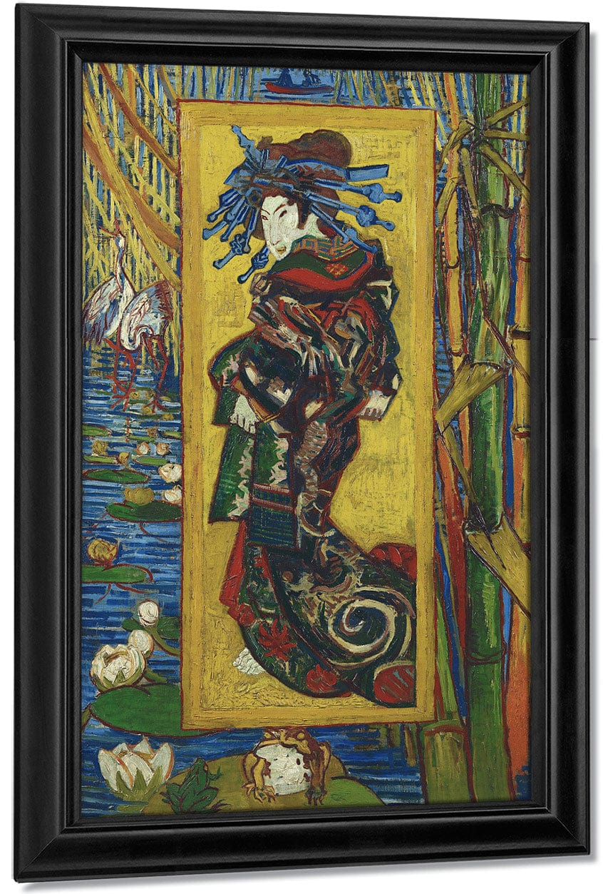 Courtisane (After Eisen) Paris (La Cortesana Paris) By Vincent Van Gogh - Image 6