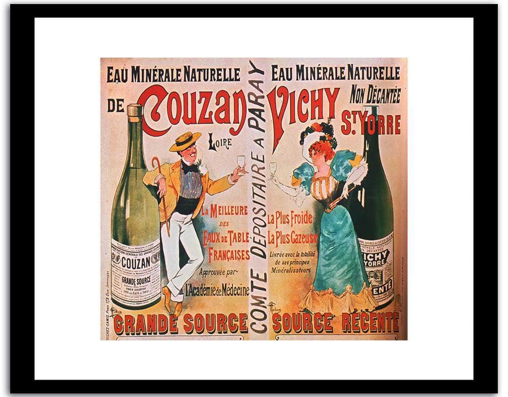 Couzan Vichy  Vintage Poster