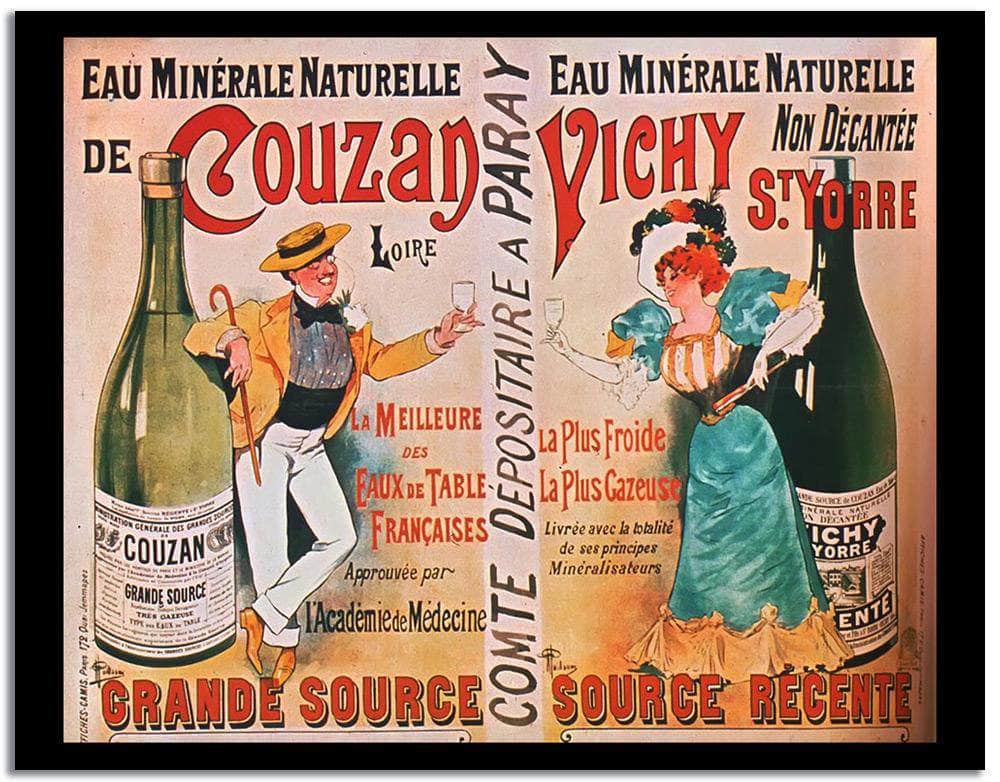 Couzan Vichy  Vintage Poster - Image 2
