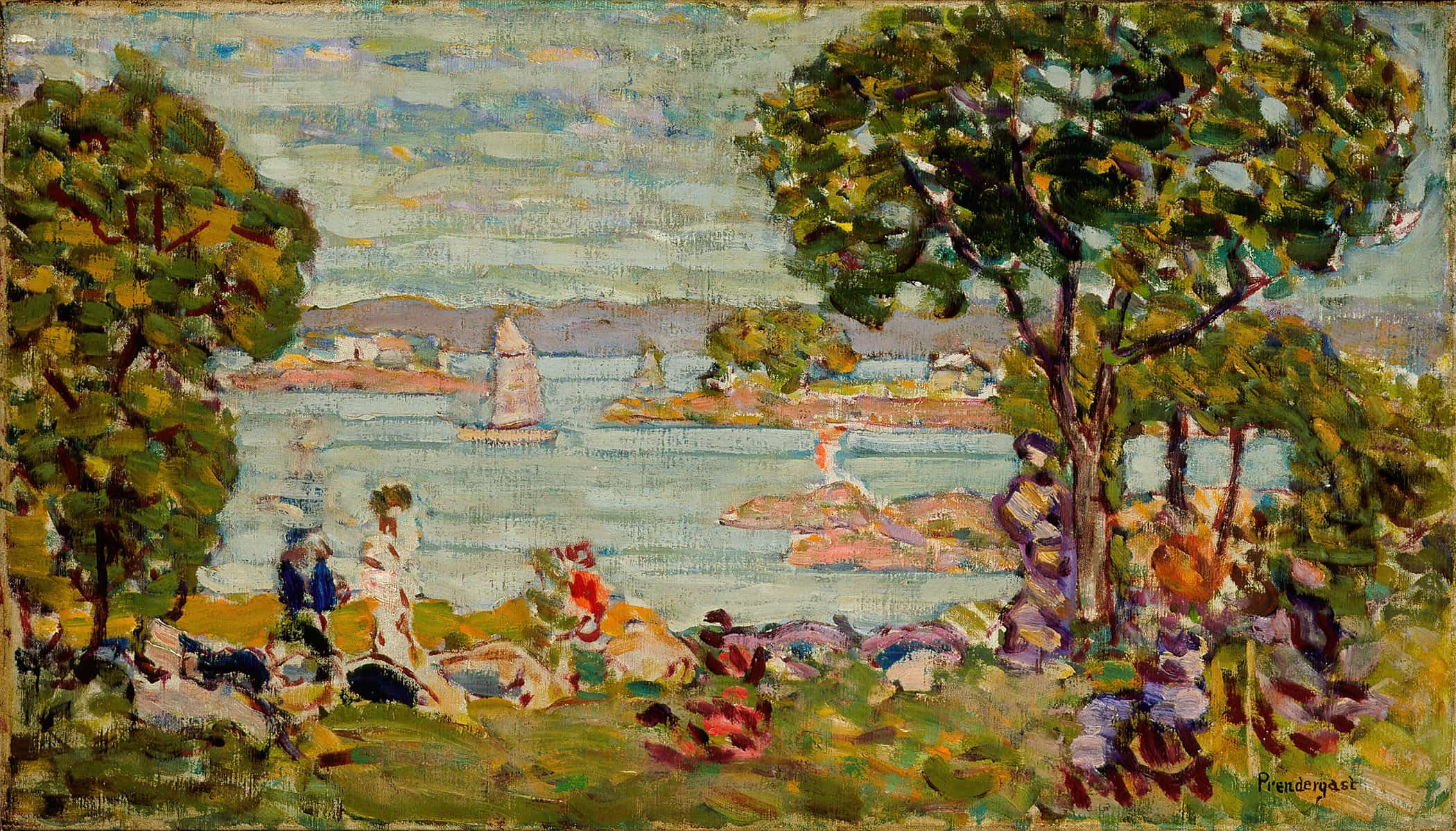 Cove Maine by Maurice Prendergast - Image 2