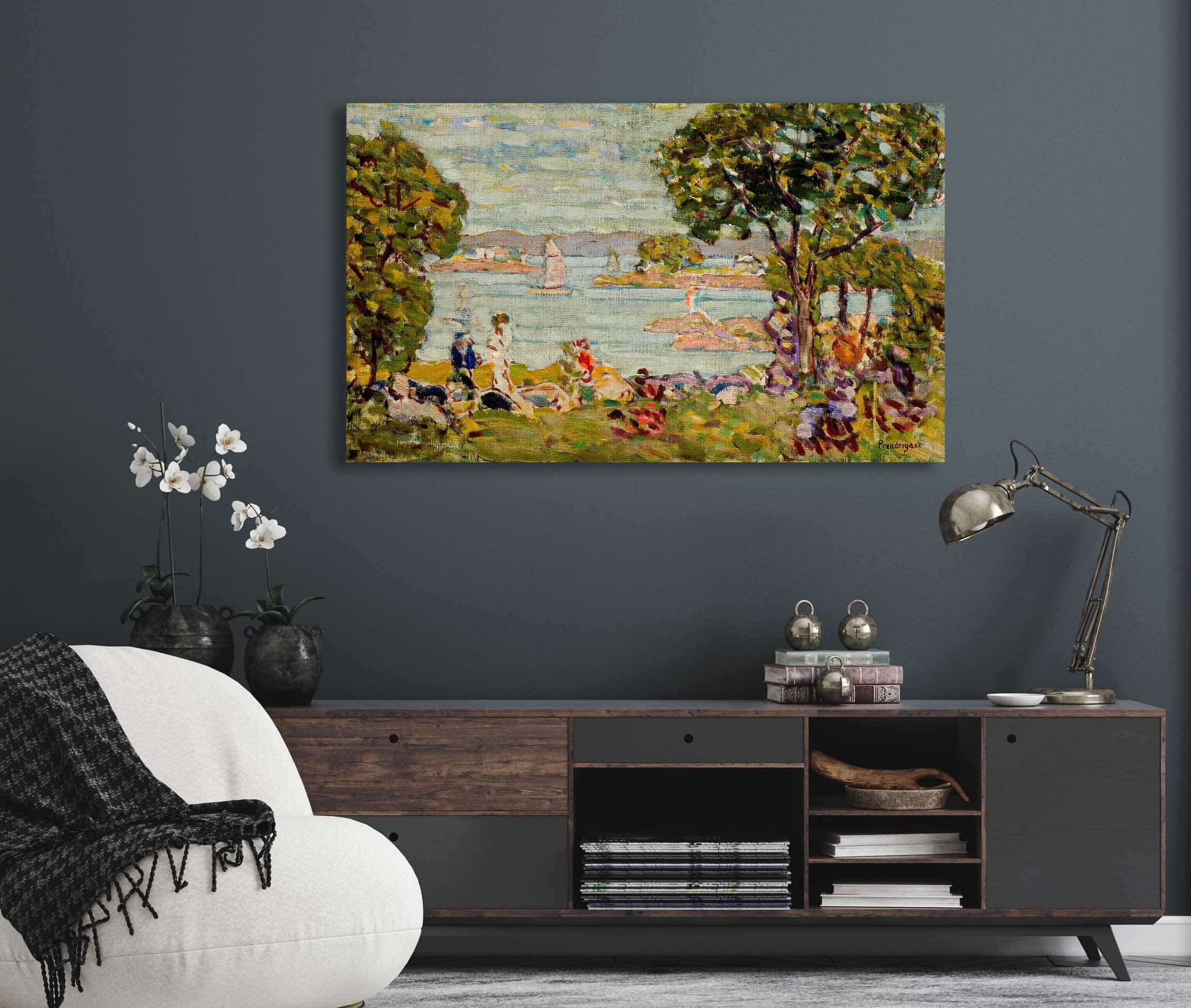 Cove Maine by Maurice Prendergast - Image 5
