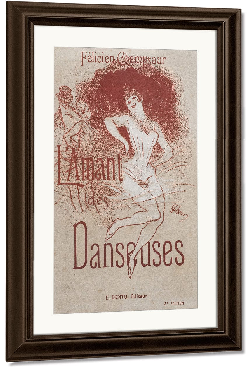 Cover For L'amant Des Danseuses (Lover Of Dancers) By Jules Cheret - Image 3