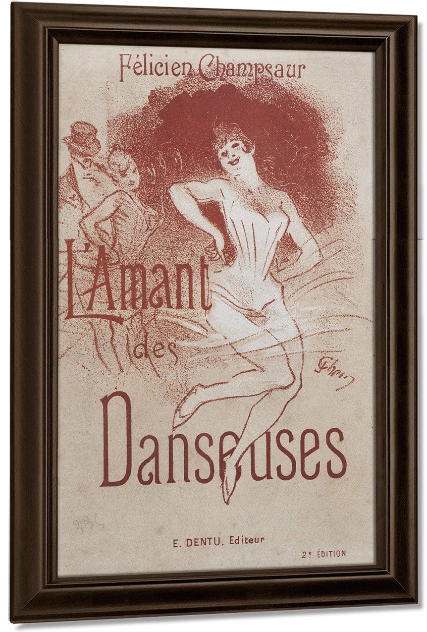 Cover For L'amant Des Danseuses (Lover Of Dancers) By Jules Cheret - Image 4