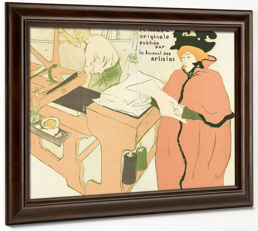 Cover For The Album L 2039 Estampe 1 1893 By Henri De Toulouse Lautrec - Image 6