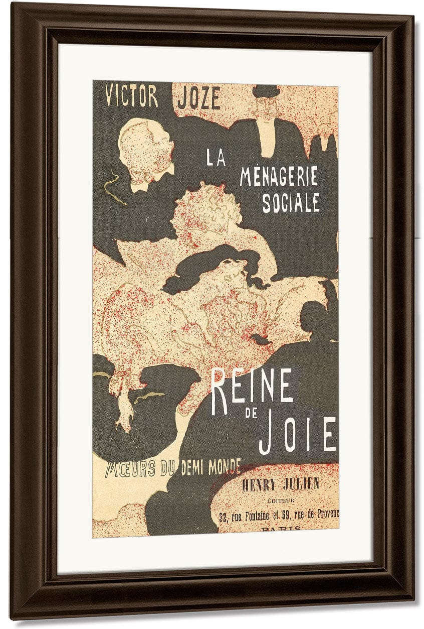 Cover For The Book Reine De Joie (Queen Of Joy) By Pierre Bonnard - Image 3