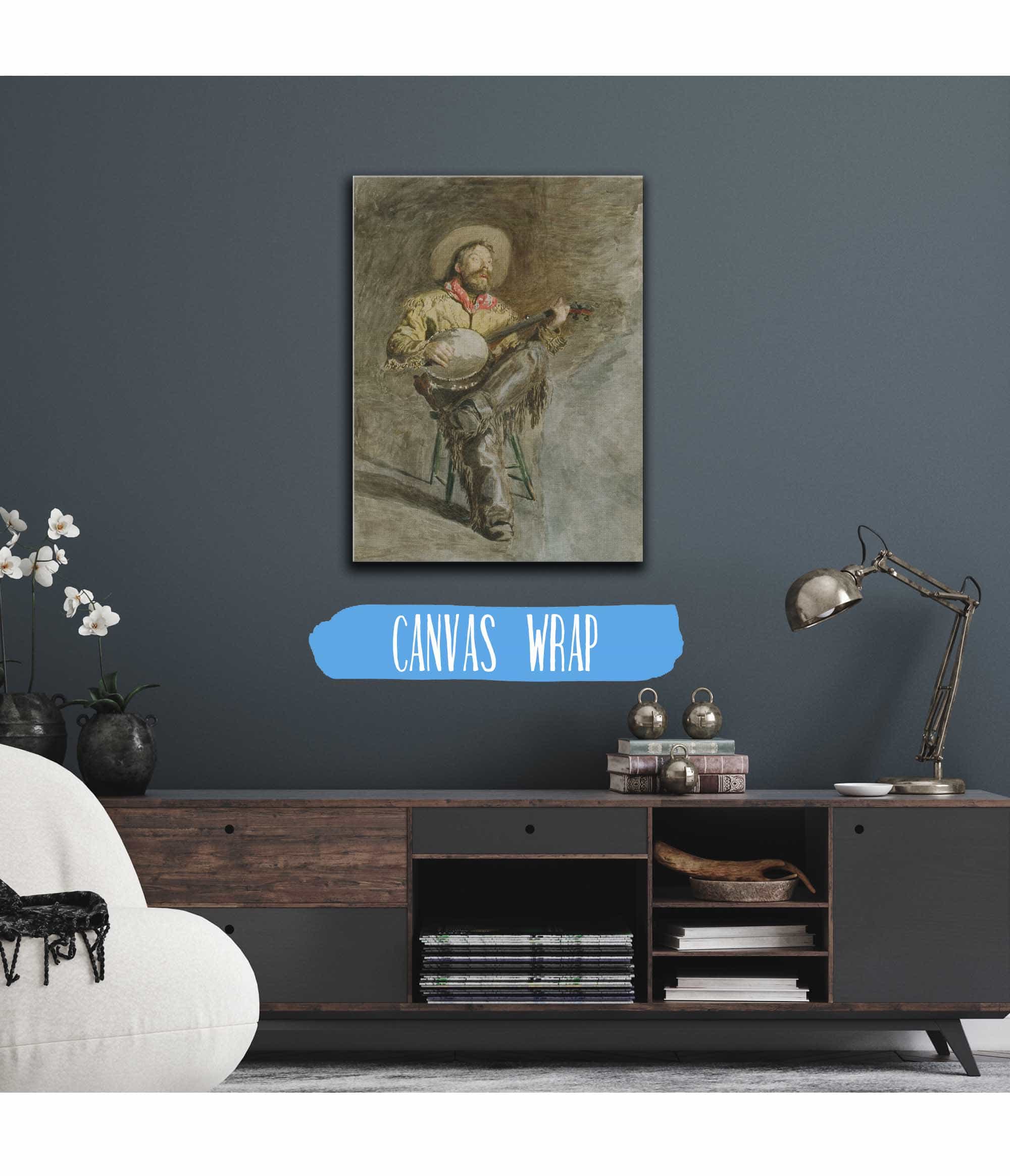 Cowboy Singing by Thomas Eakins - Image 3