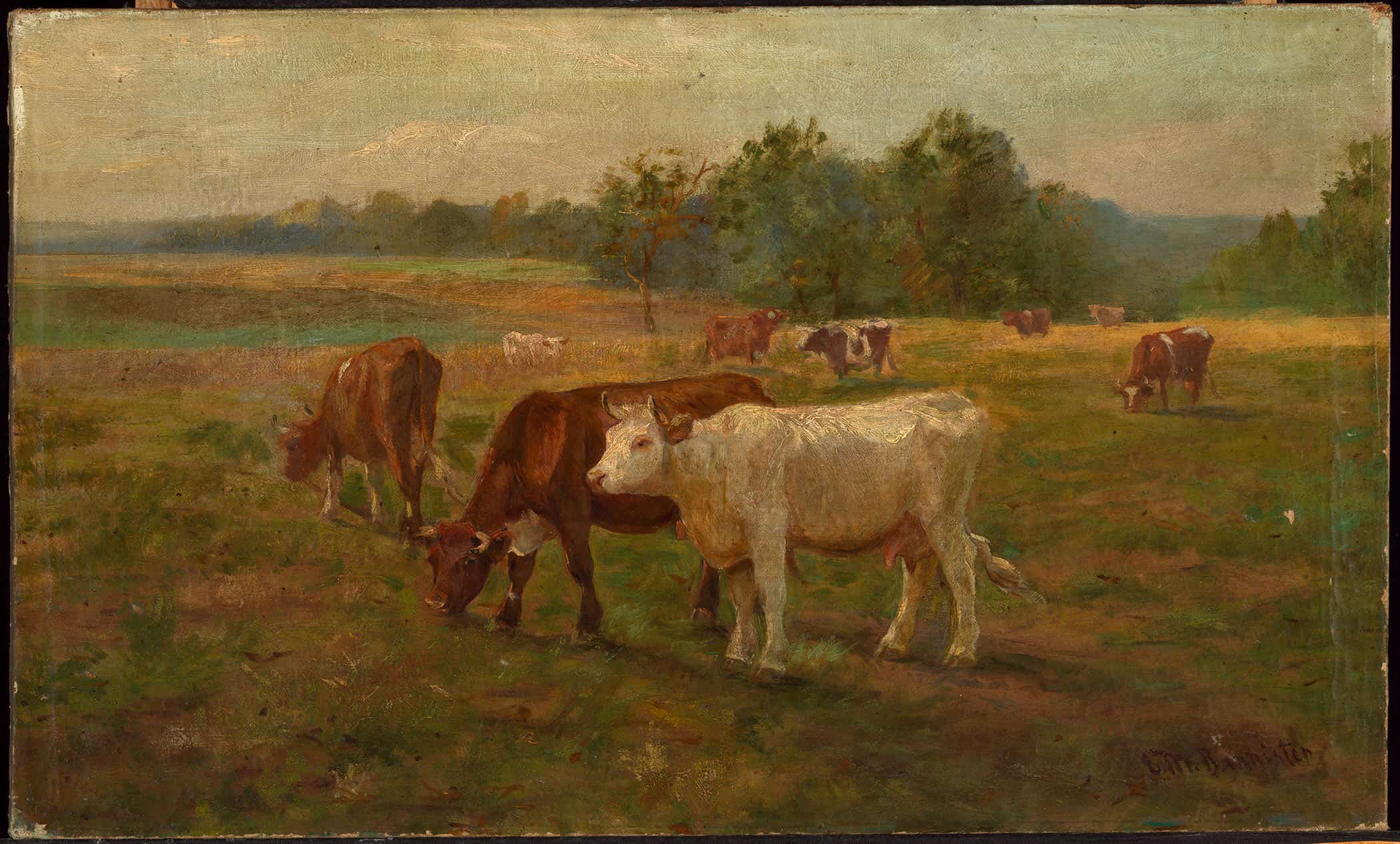 Cows by Edward Mitchell Bannister - Image 2