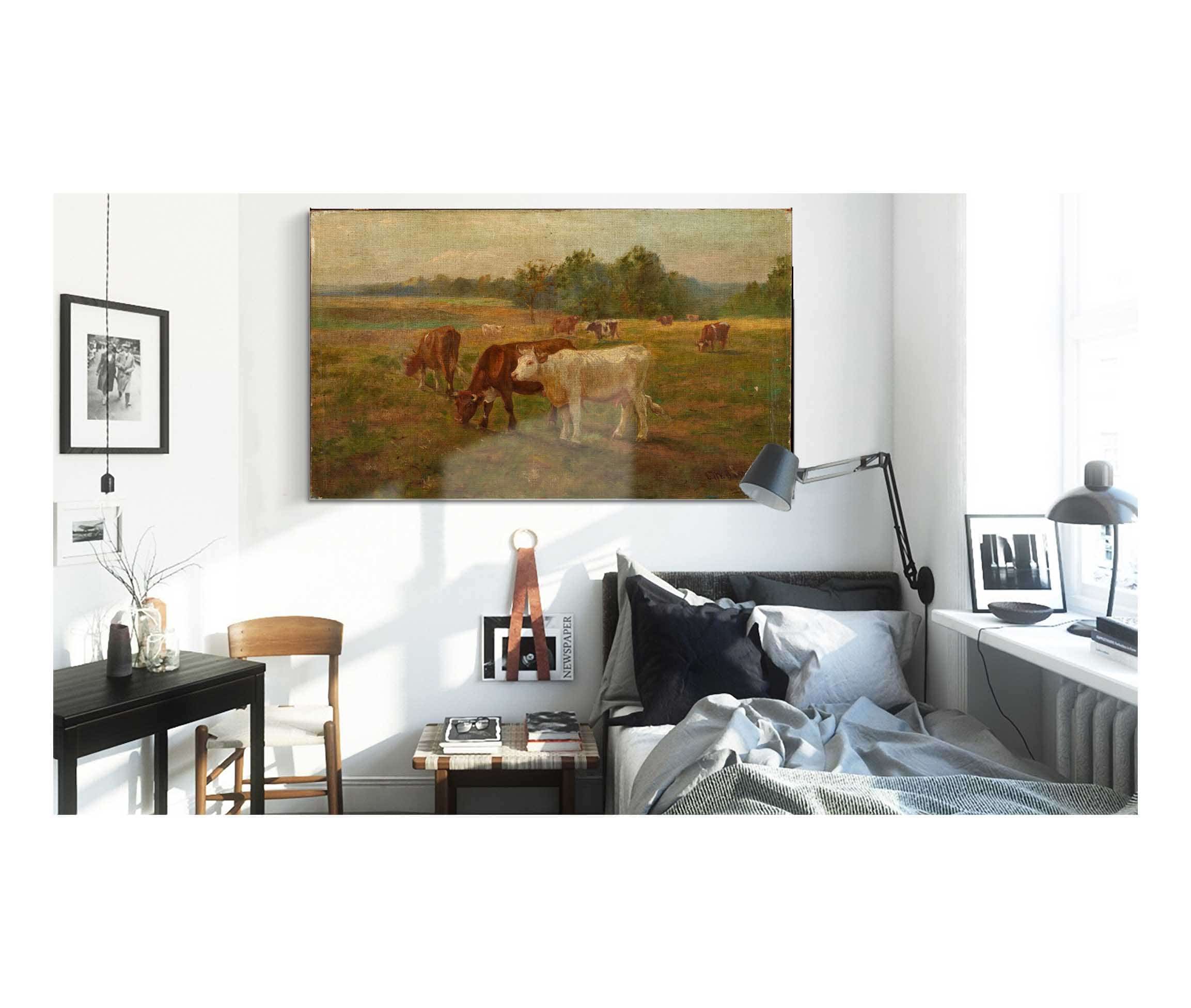 Cows by Edward Mitchell Bannister - Image 3