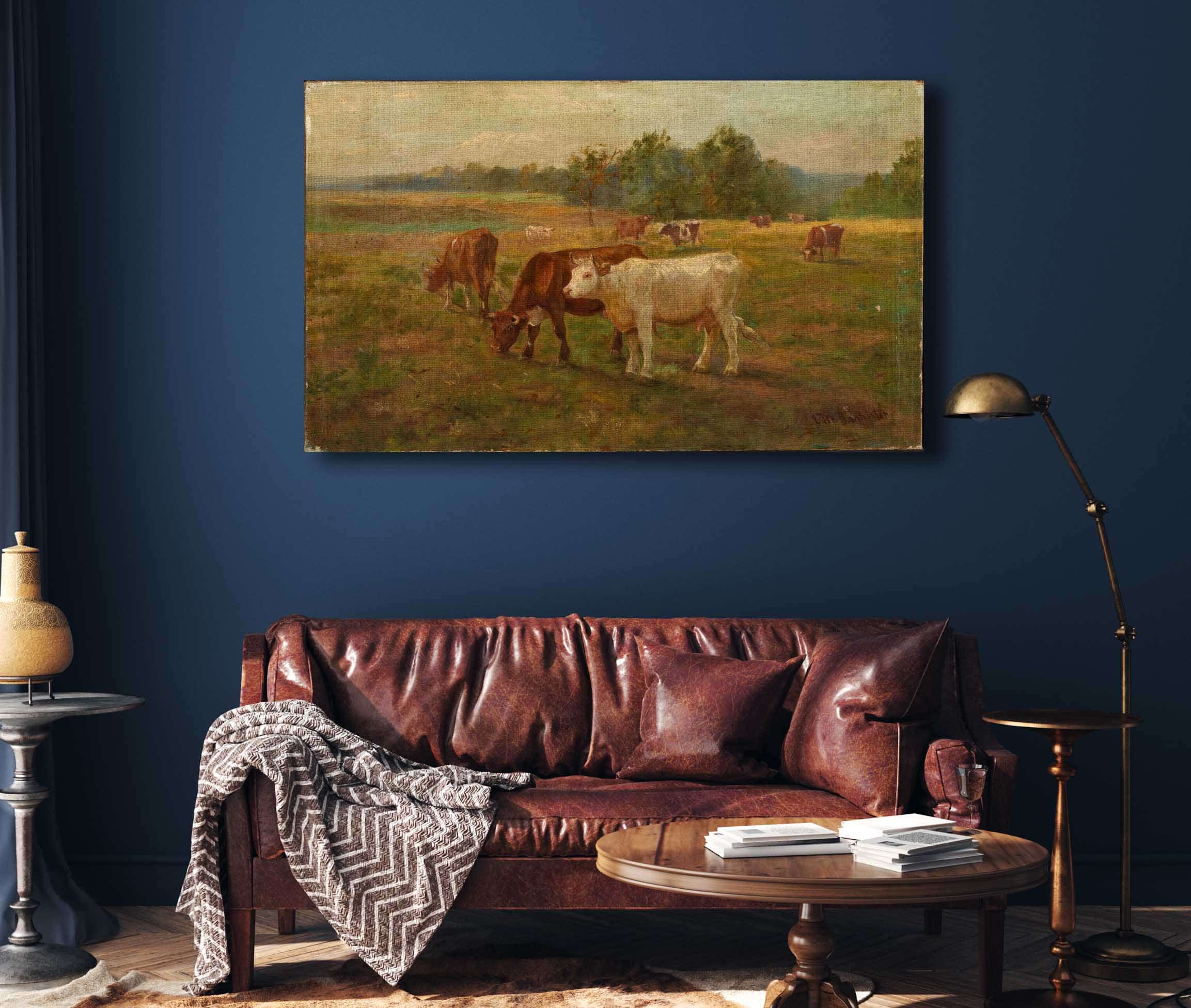 Cows by Edward Mitchell Bannister - Image 4