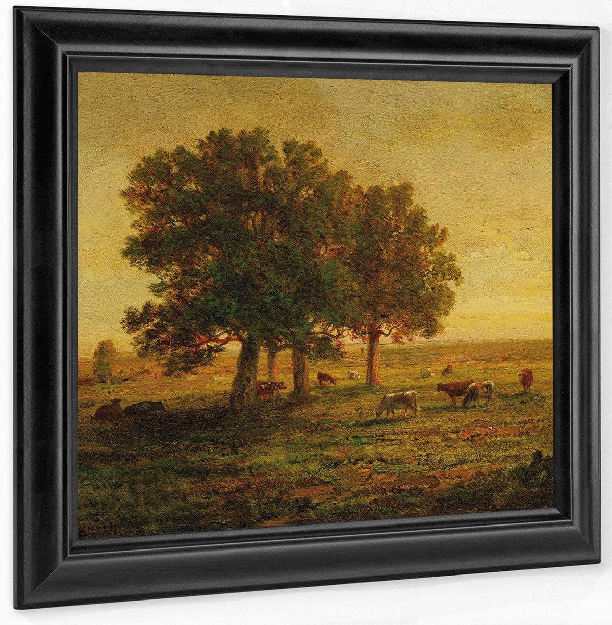 Cows In A Group Of Oak Trees Apremont 1850 By Theodore Rousseau - Image 6