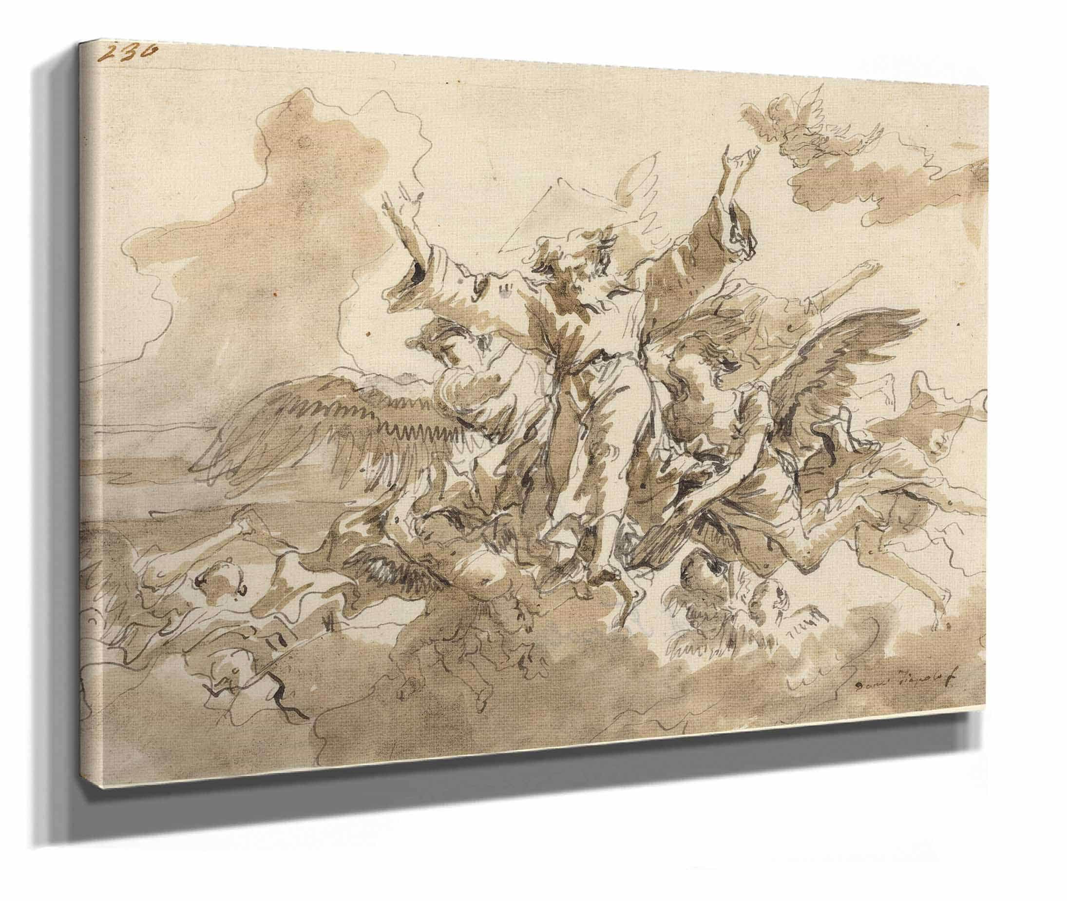 Creation Of The Universe by Giovanni Domenico Tiepolo - Image 2