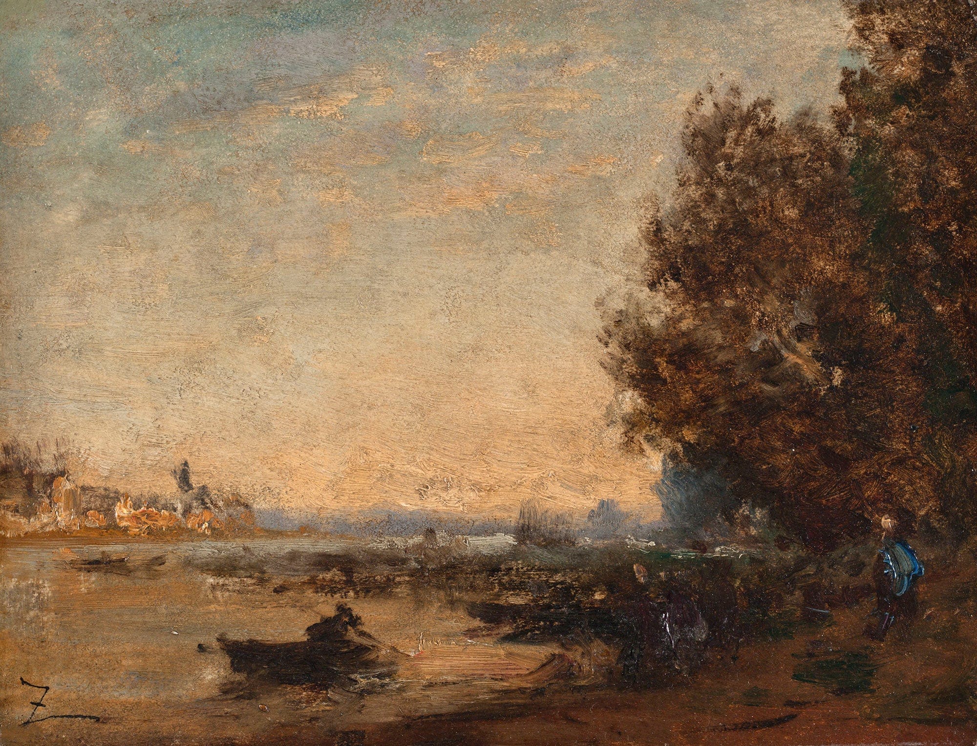 Crepuscule by Felix Ziem - Image 2