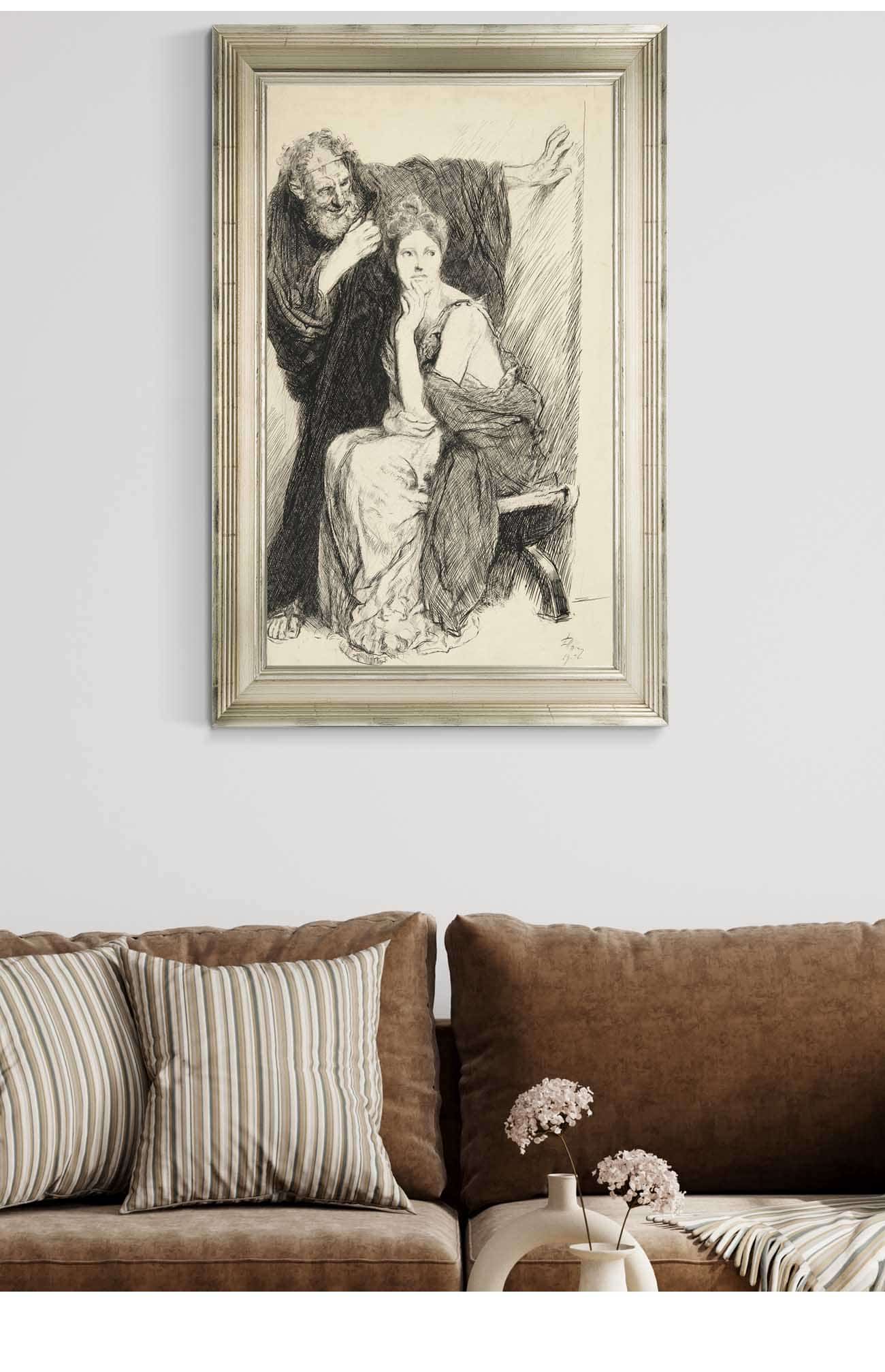 Cressida And Her Uncle From Troilus And Cressida by Edwin Austin Abbey - Image 5