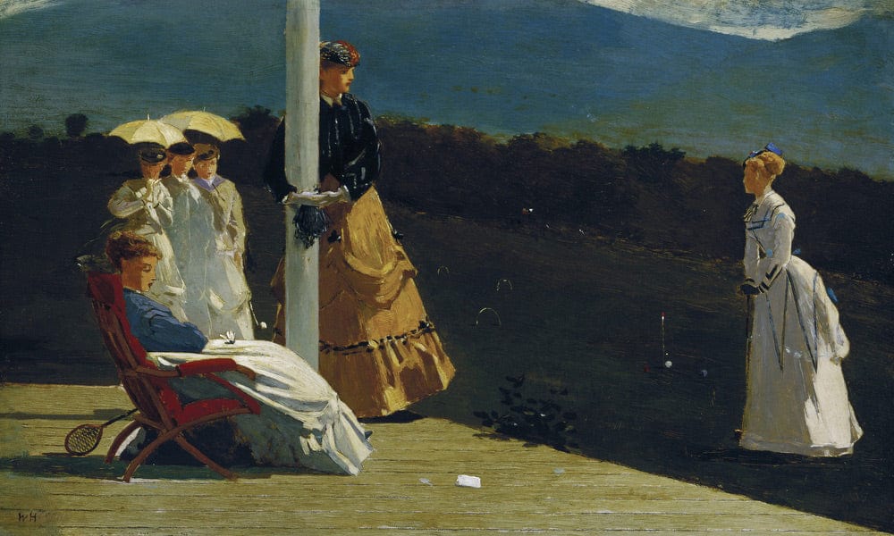 Croquet Match By Winslow Homer - Image 7