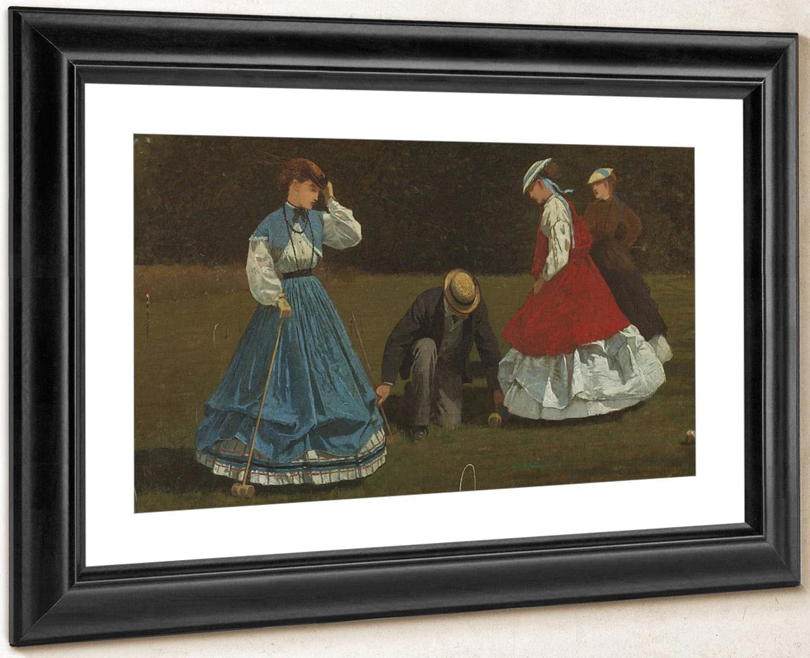 Croquet Scene By Winslow Homer - Image 2