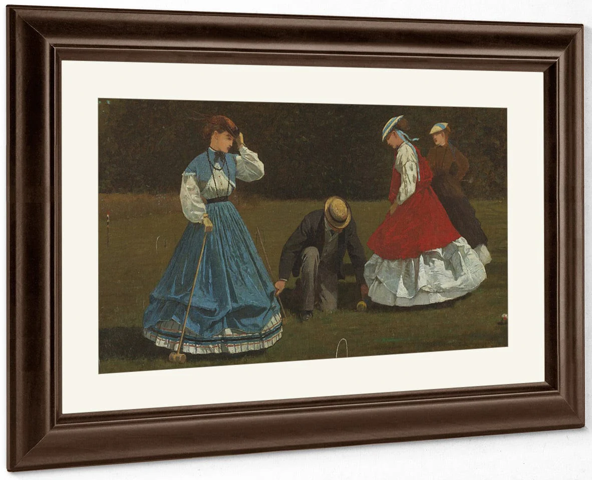 Croquet Scene By Winslow Homer - Image 3