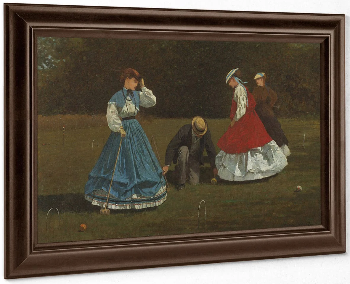 Croquet Scene By Winslow Homer - Image 4