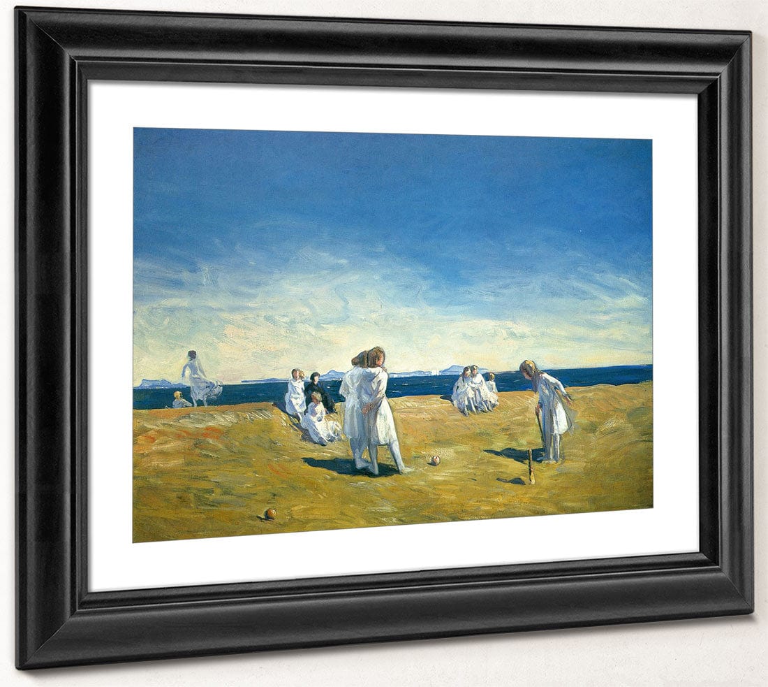 Croquet The Beach Party 1906 1907 By Rockwell Kent - Image 4