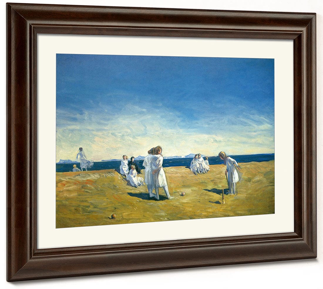 Croquet The Beach Party 1906 1907 By Rockwell Kent - Image 5