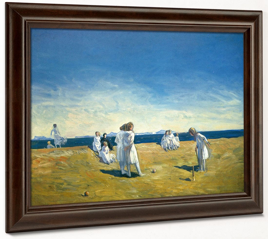 Croquet The Beach Party 1906 1907 By Rockwell Kent - Image 6