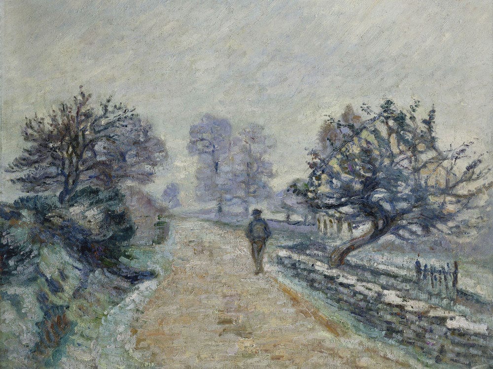 Crozard Road, Little Fog And Frost By Armand Guillaumin - Image 5
