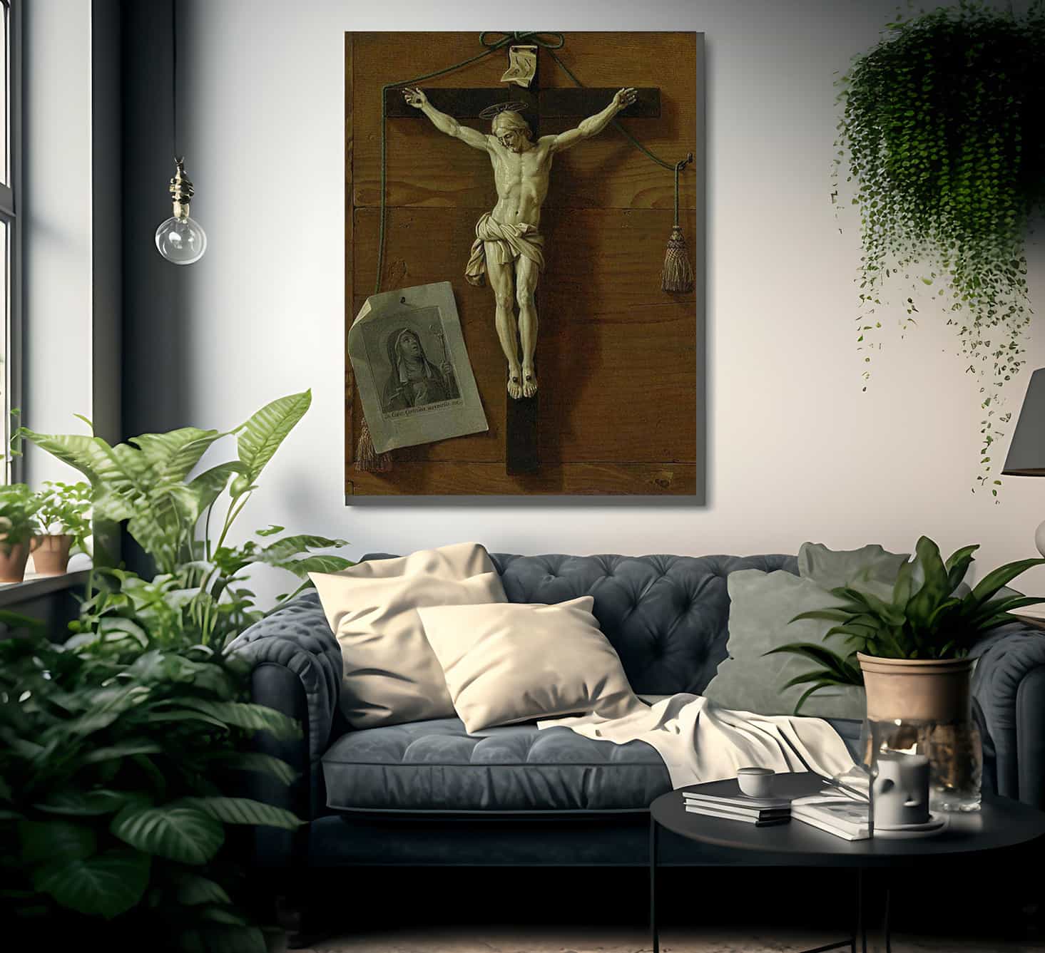 Crucifixion By Old Master - Image 2