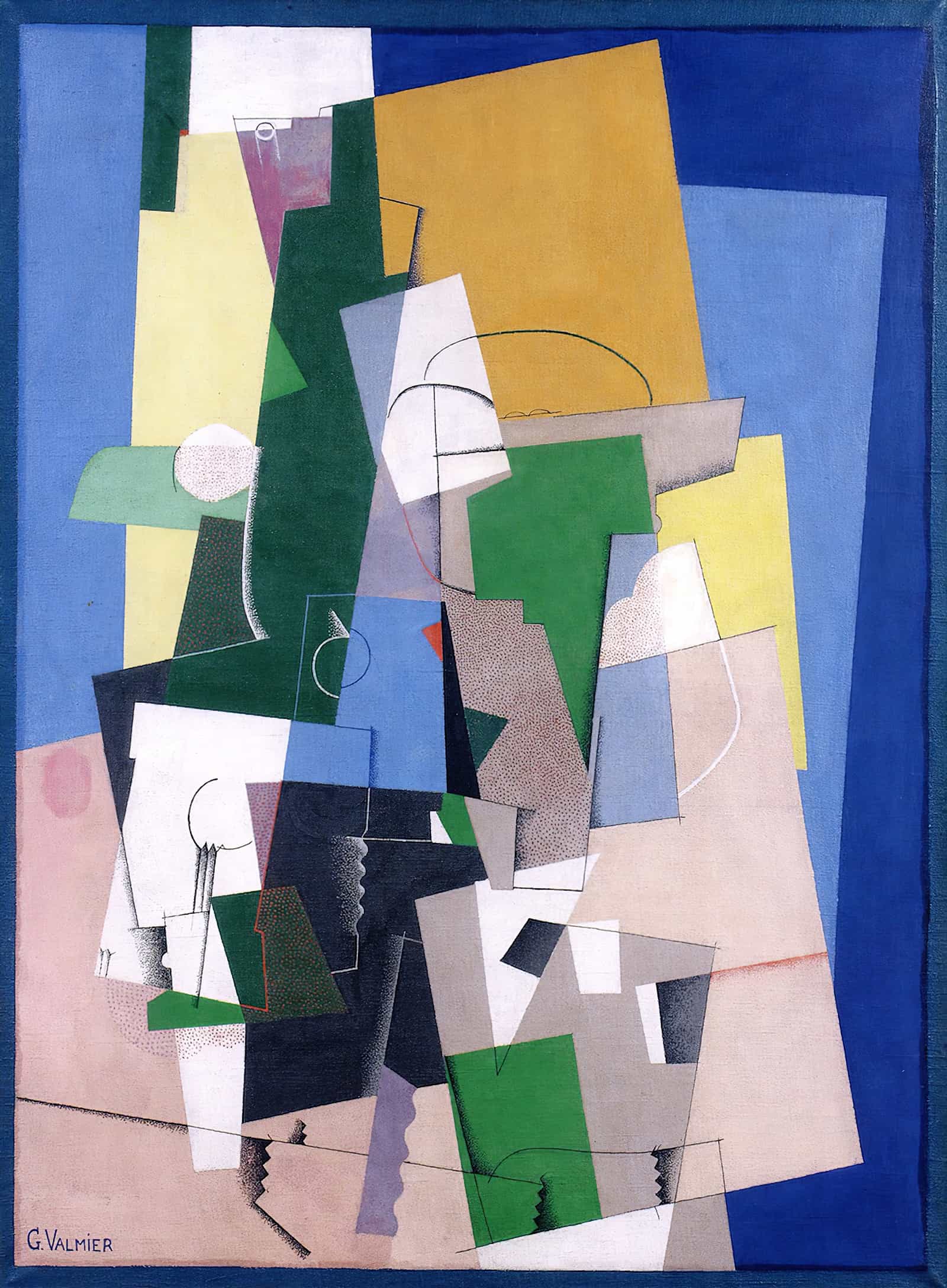 Cubist Composition by Georges Valmier