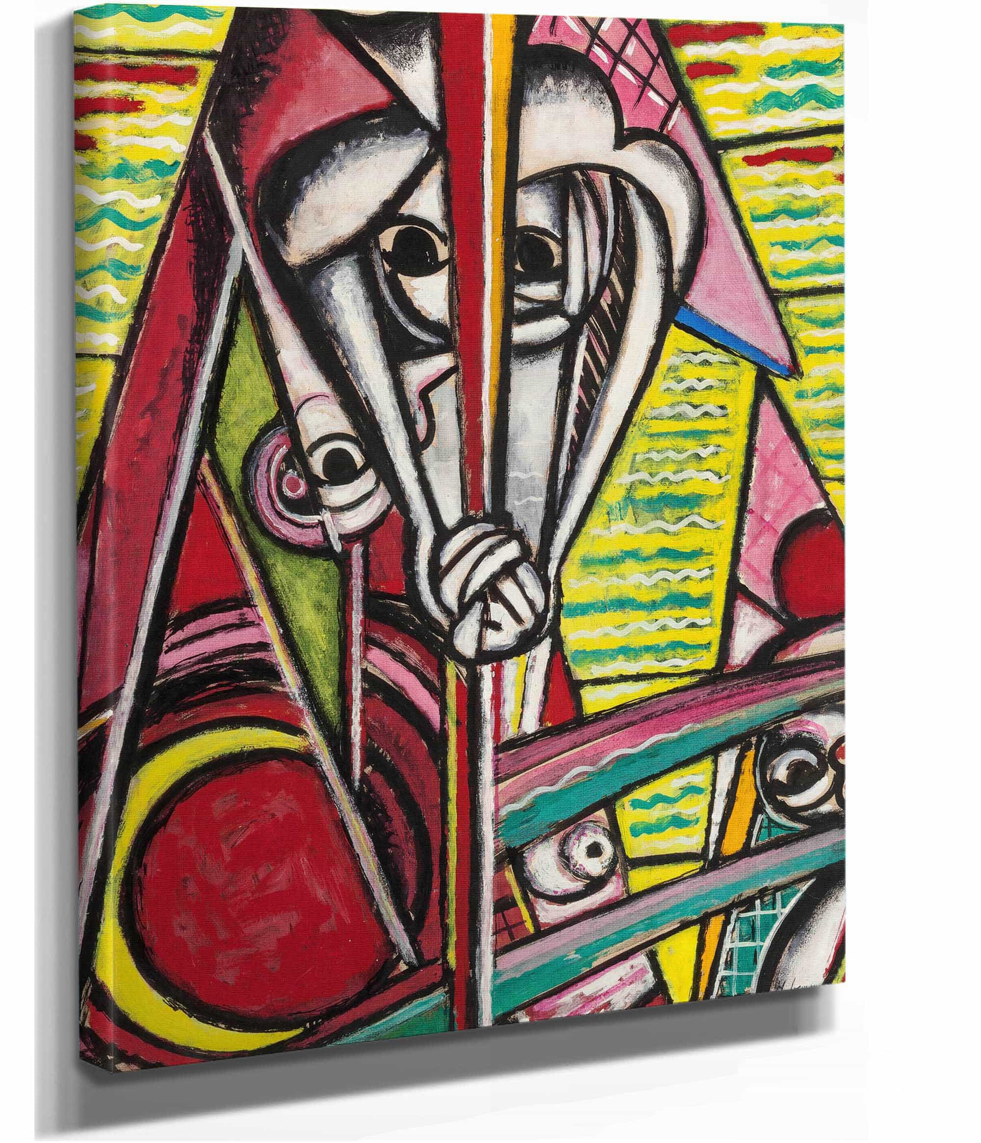 Cubist Composition by Henry Lyman Sayen - Image 2