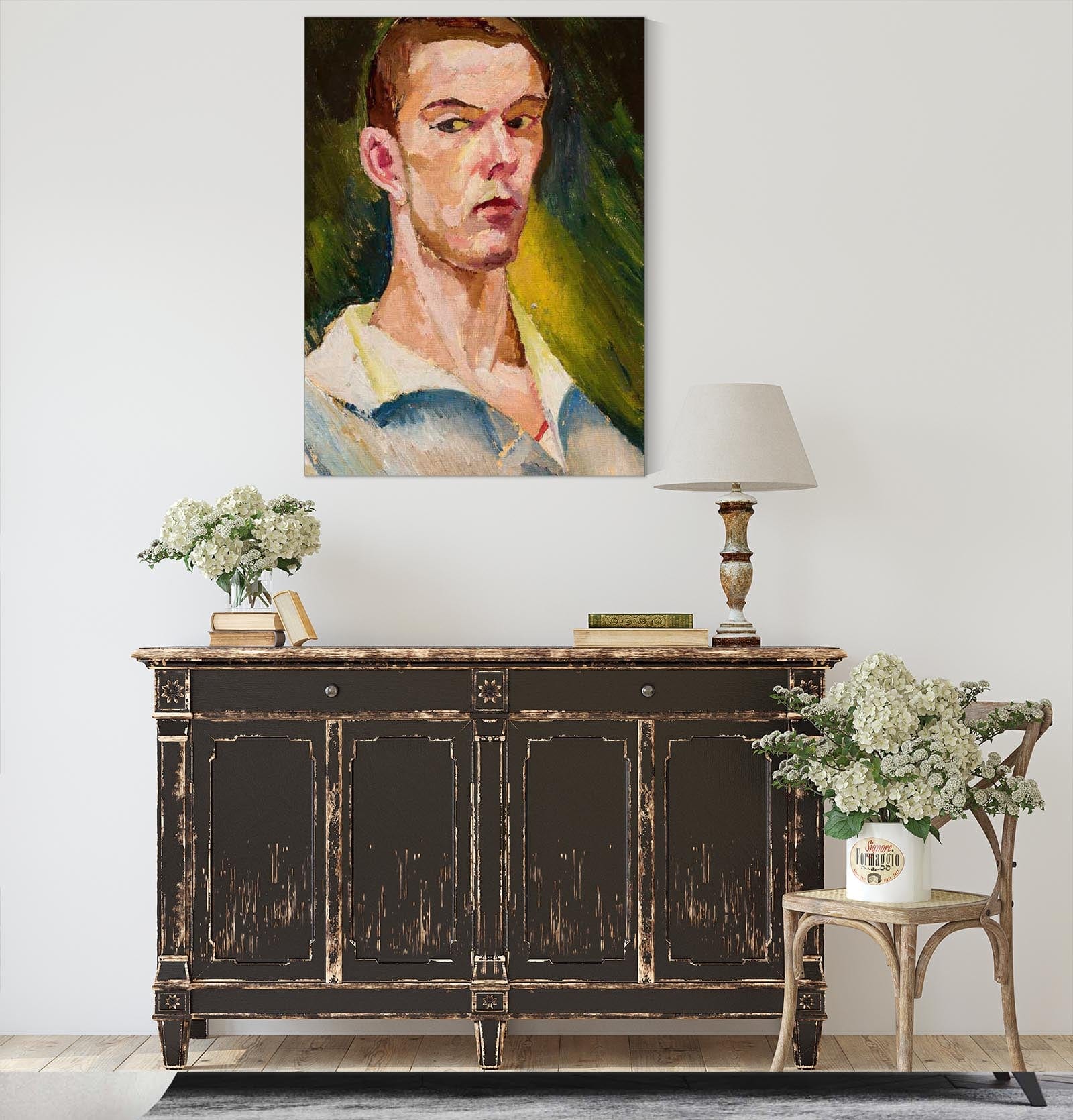 Cubist Self Portrait by Zygmunt Waliszewski - Image 4