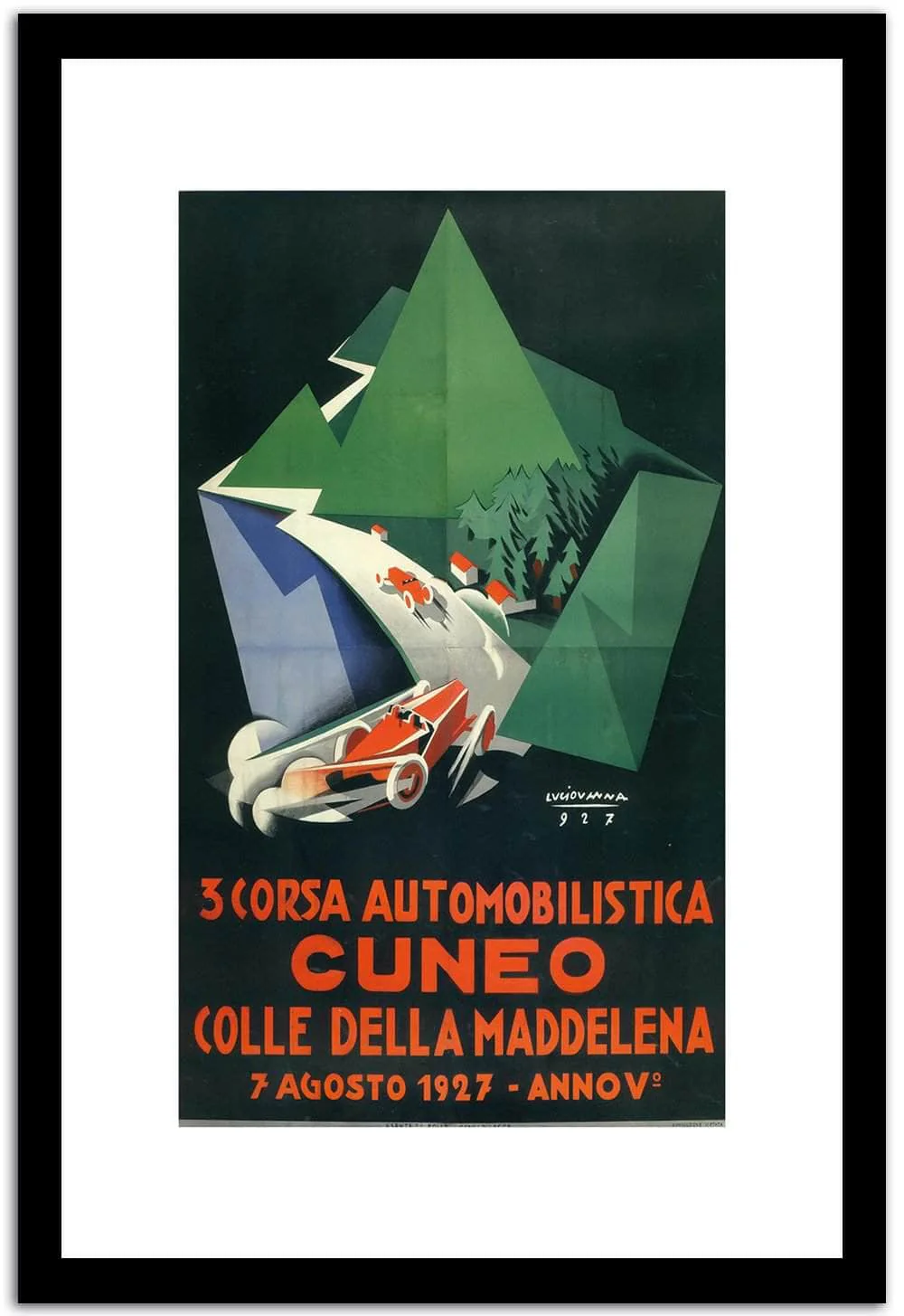 Cuneo Vintage Poster