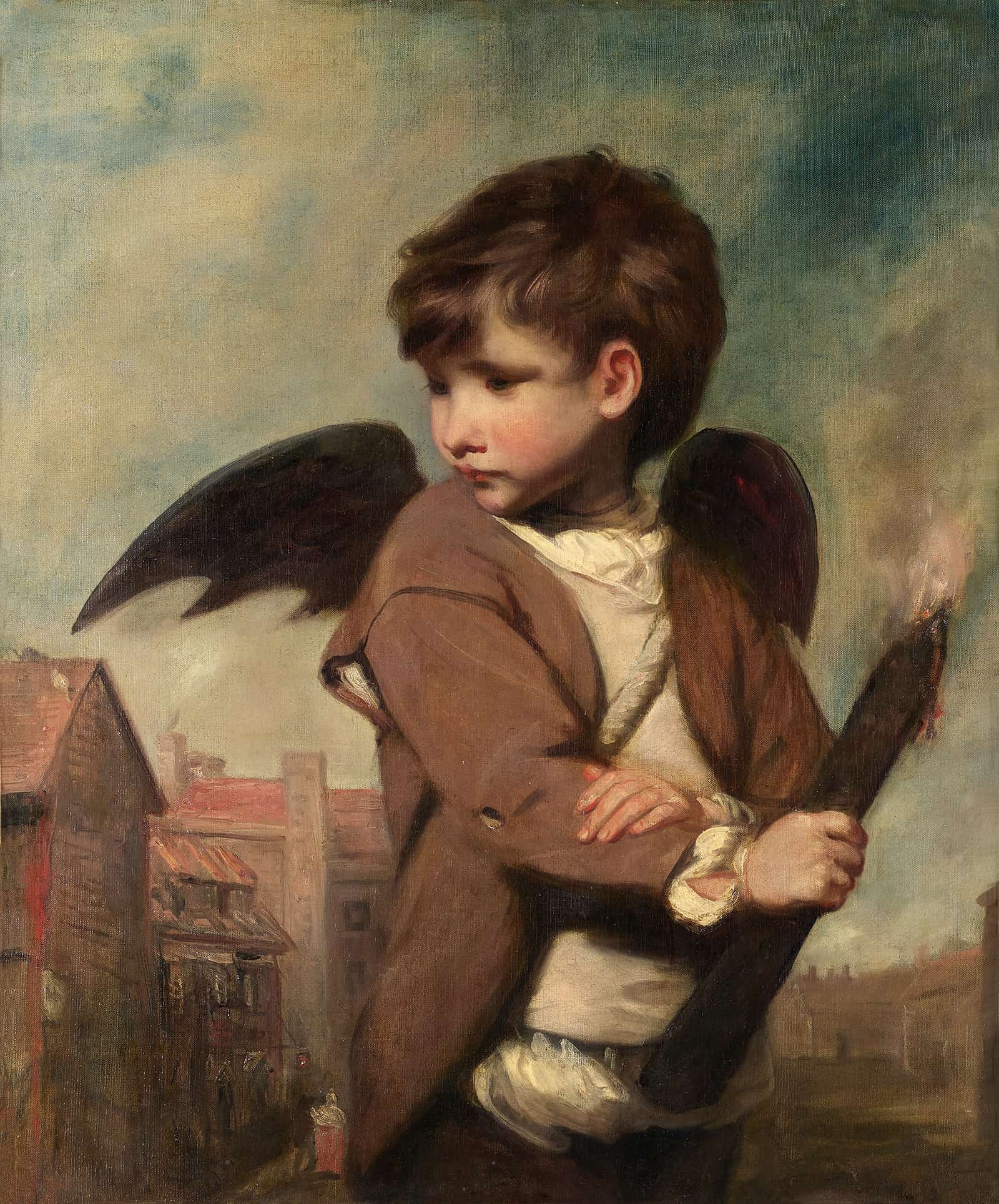 Cupid As Link Boy by Sir Joshua Reynolds