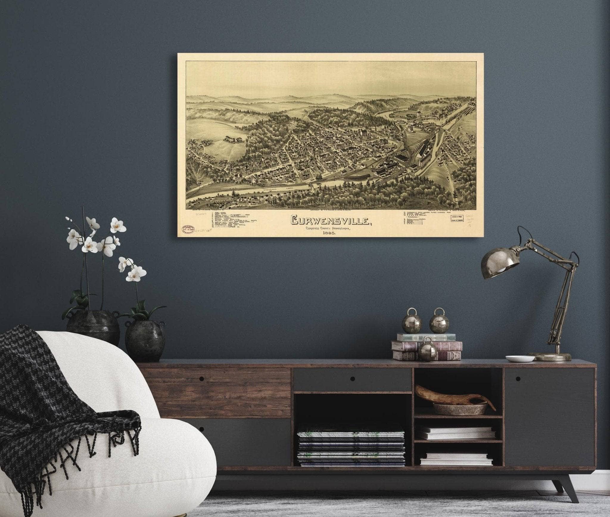 Curwensville Clearfield County Pennsylvania 1895 State Of Pennsylvania - Image 2