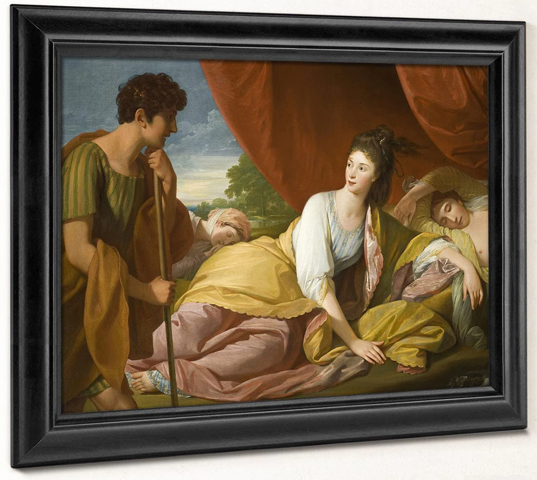Cymon And Iphigenia By Benjamin West - Image 8