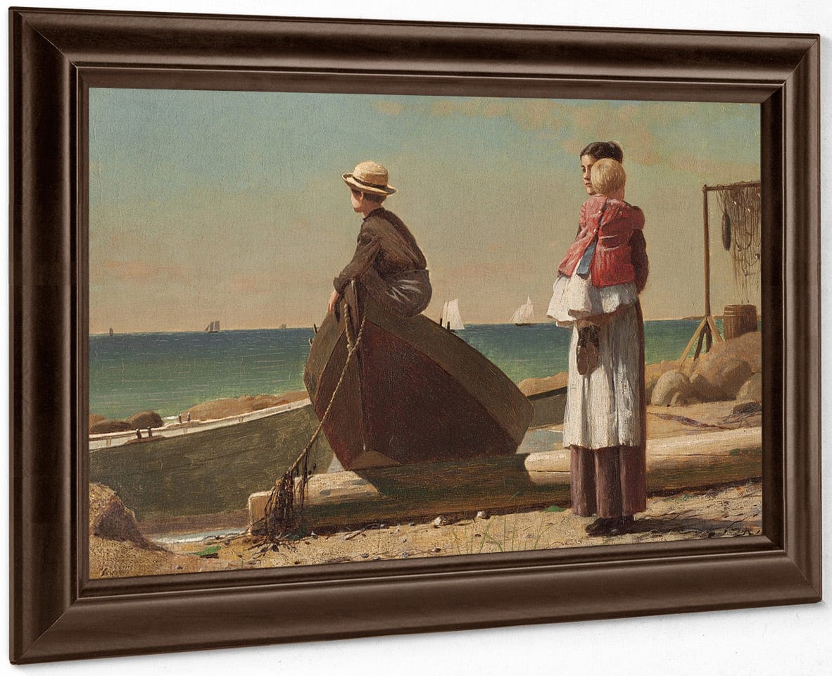 Dad's Coming! By Winslow Homer - Image 4