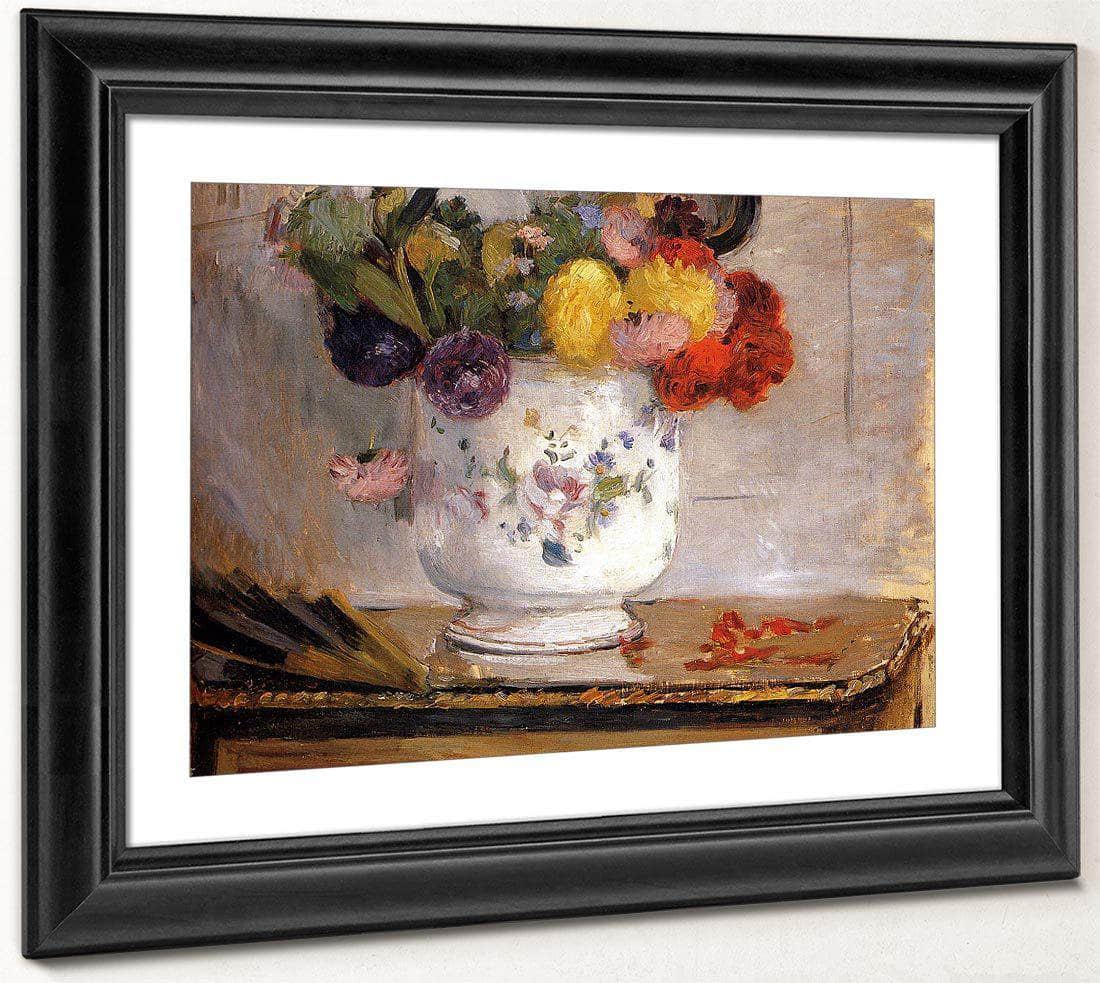 Dahlias 1876 Oil On Canvas 5590X4610Mm Private Collection By Berthe Morisot - Image 4