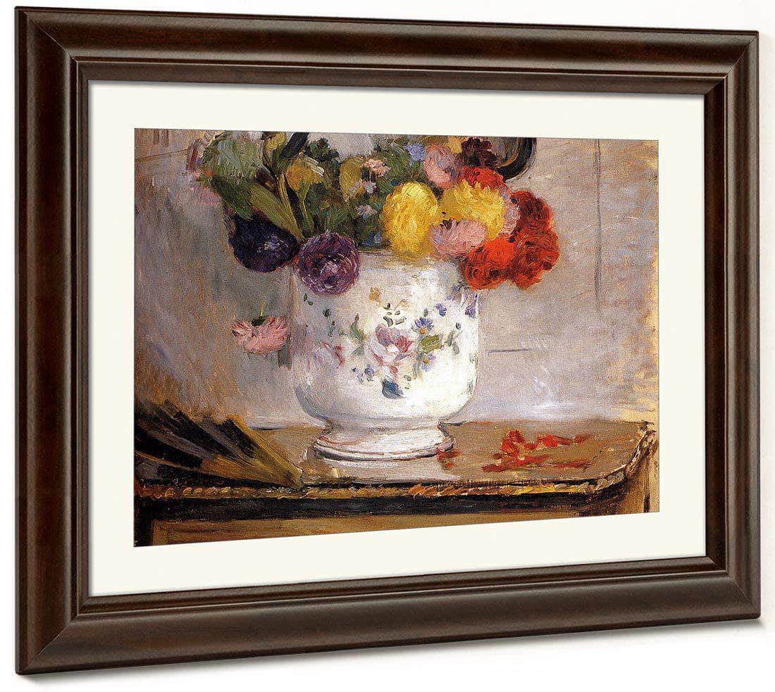 Dahlias 1876 Oil On Canvas 5590X4610Mm Private Collection By Berthe Morisot - Image 5