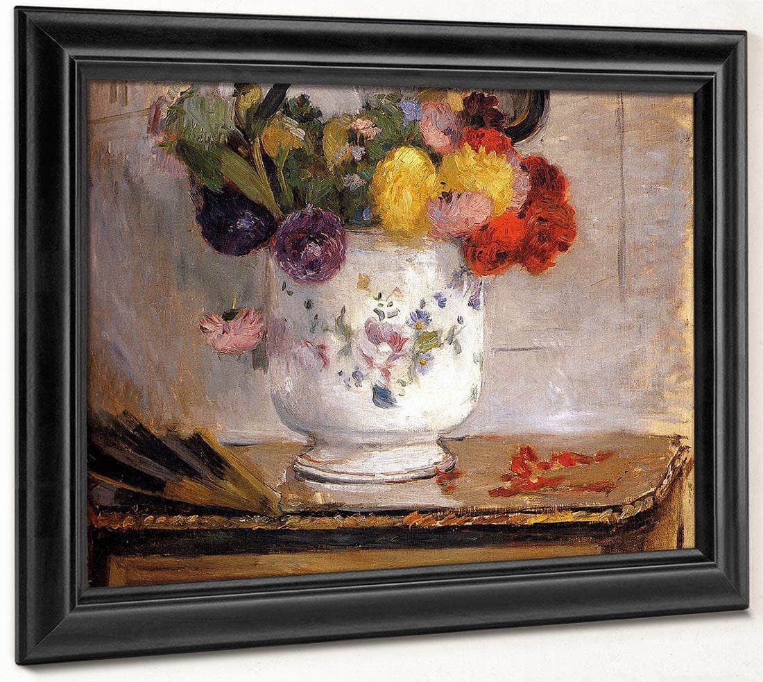 Dahlias 1876 Oil On Canvas 5590X4610Mm Private Collection By Berthe Morisot - Image 8