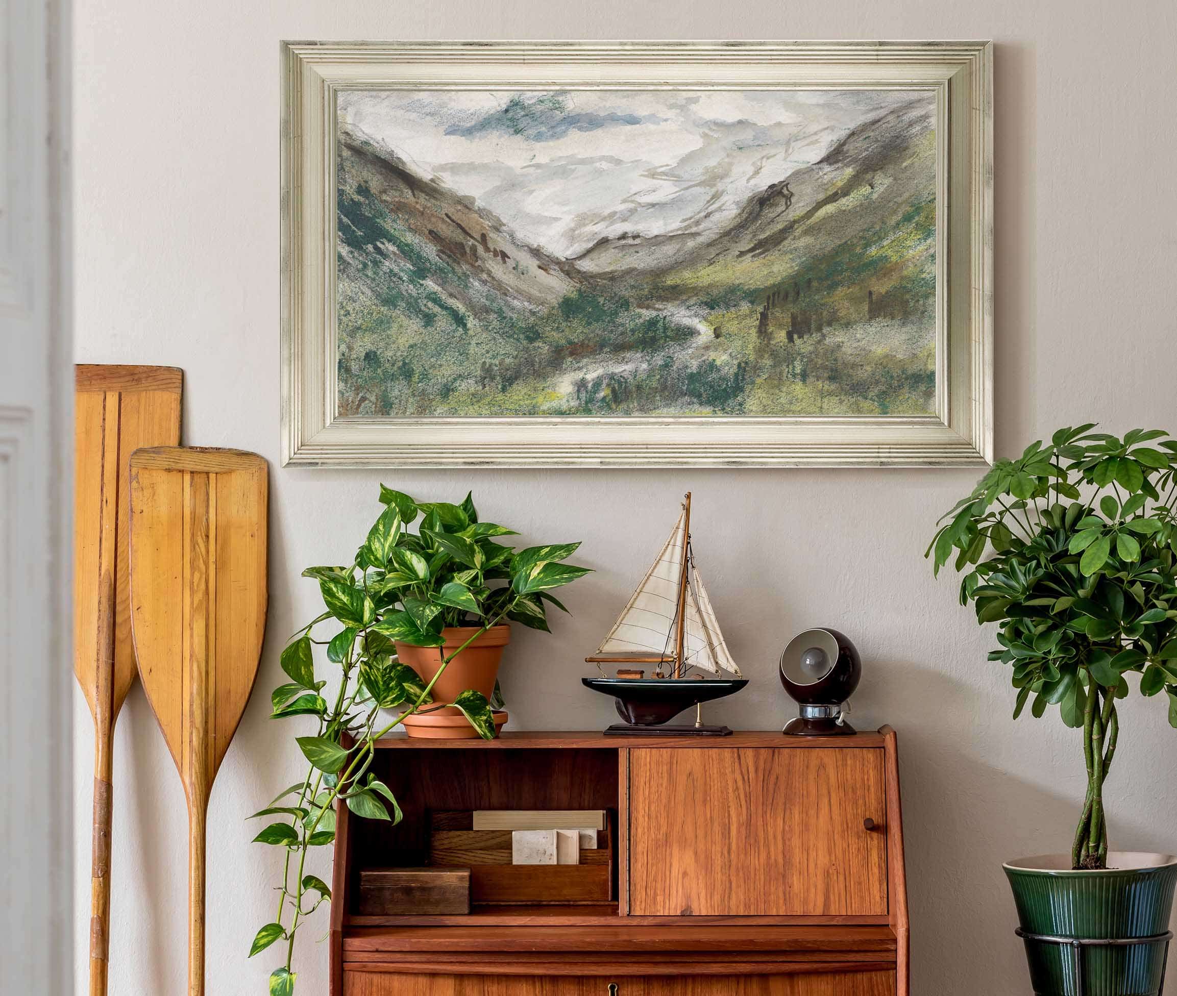 Dal Met Begroeide Bergen  by Jozef Israels - Image 6