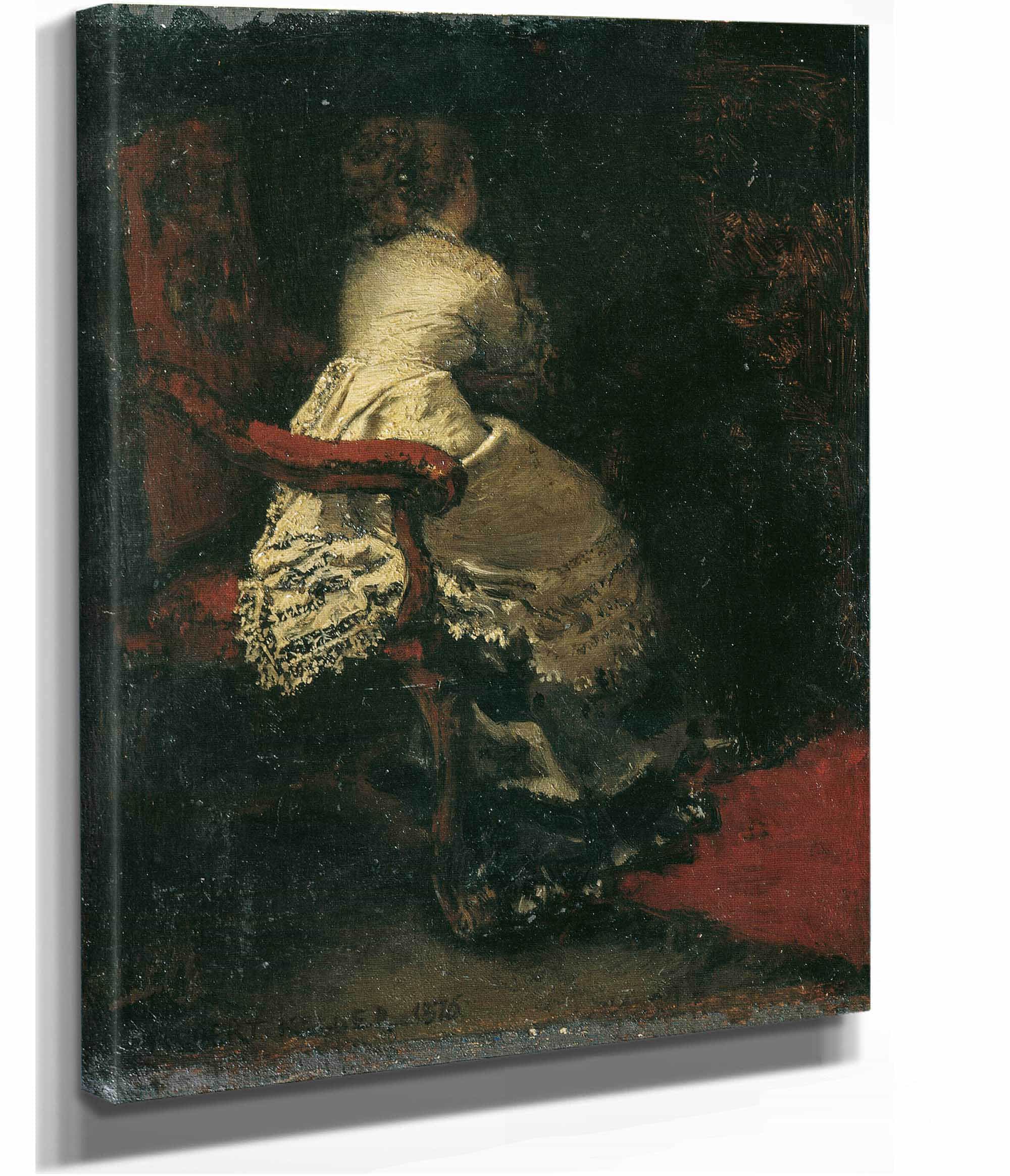 Dame Im Lehnstuhl by Albert Von Keller - Image 2