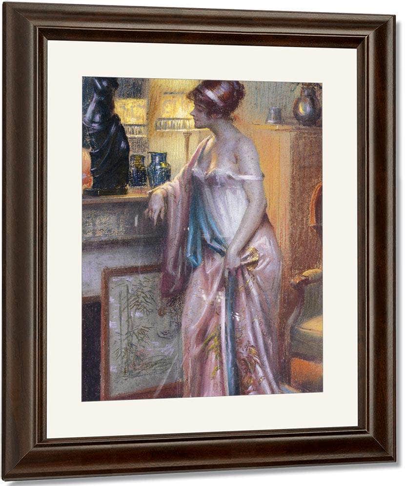 Dame Regardant Une Statue By Enjolras Delphin - Image 4