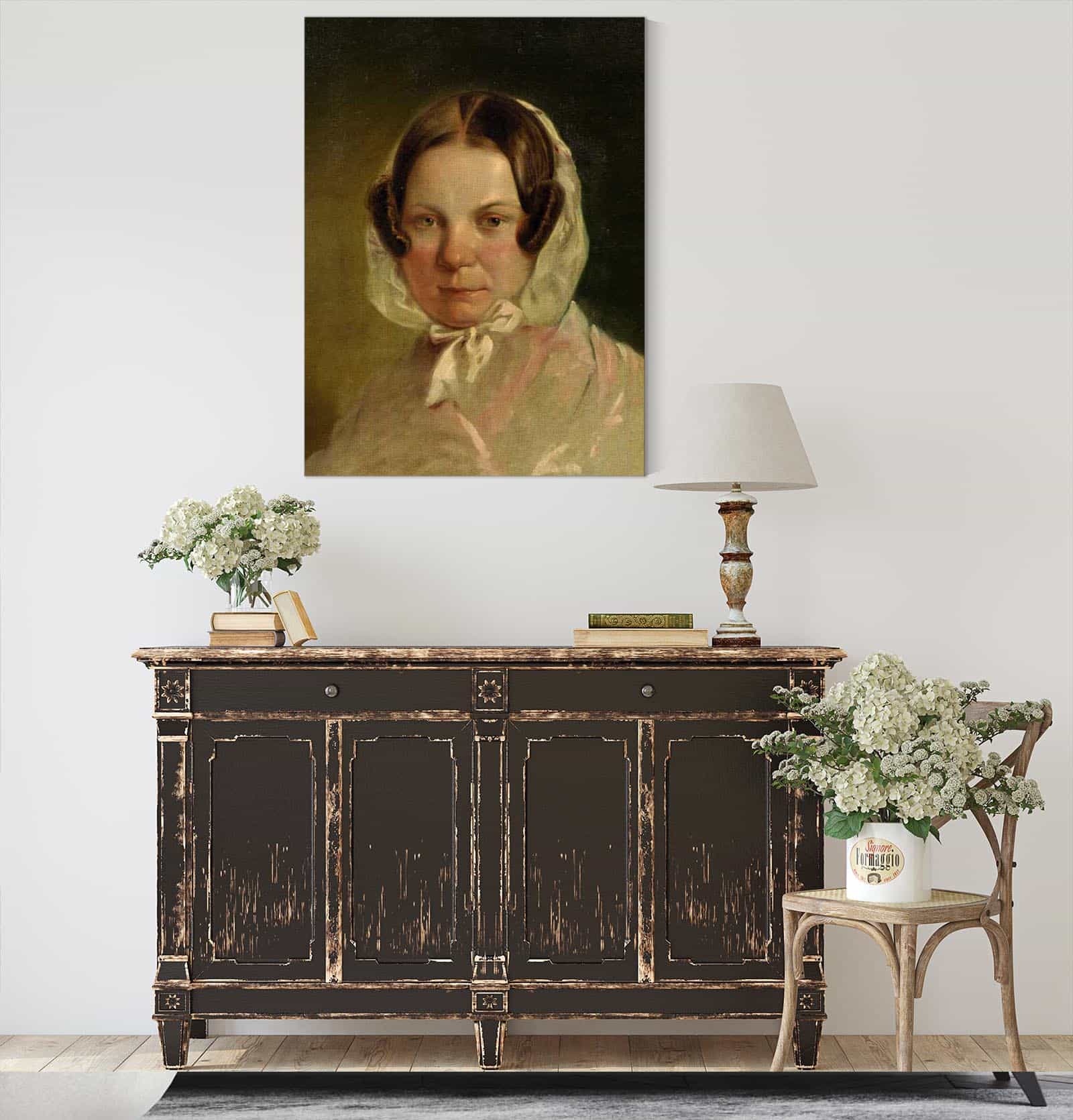 Damenbildnis by Friedrich Von Amerling - Image 4
