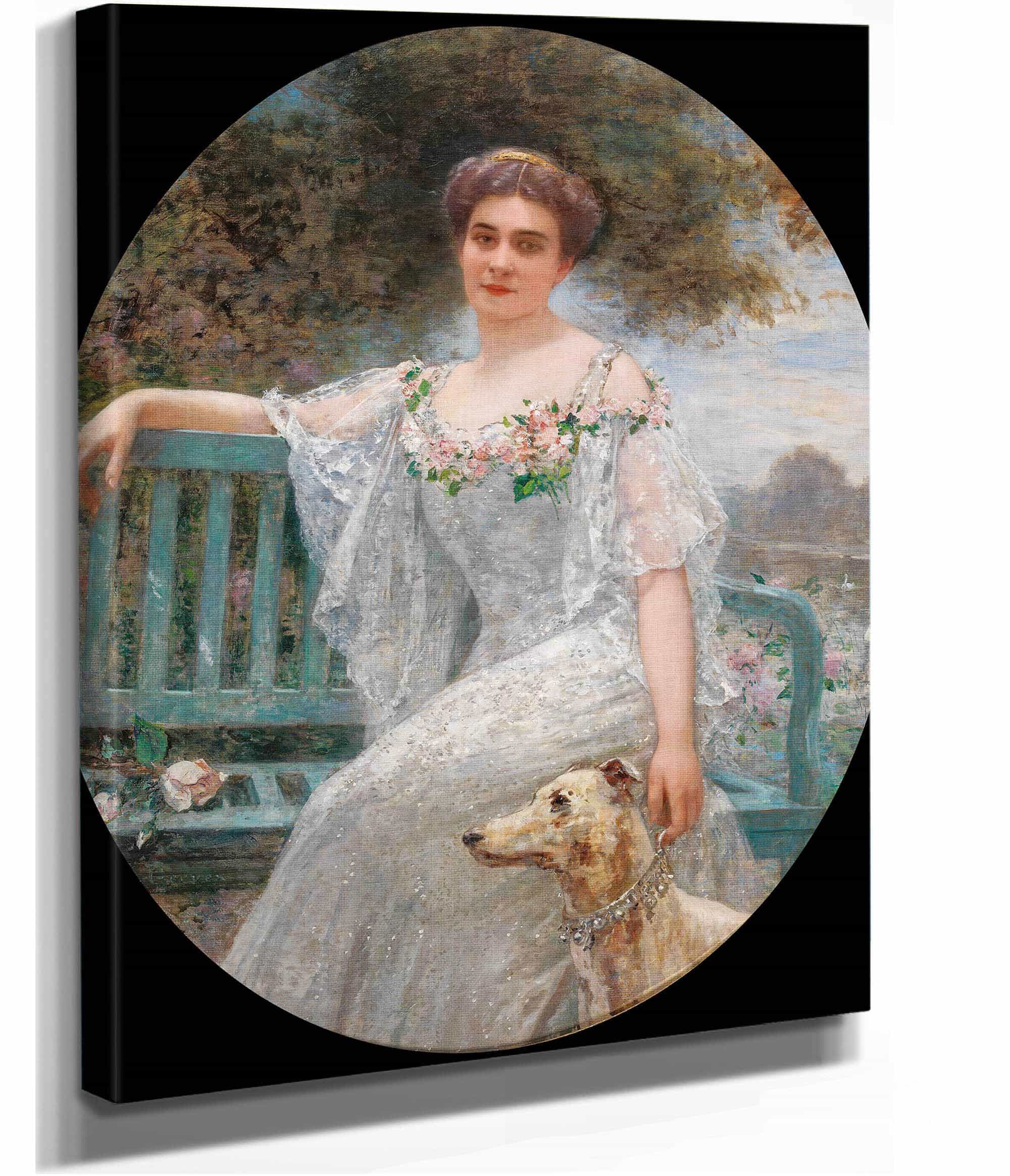 Damenportrait by Henri Gervex - Image 2