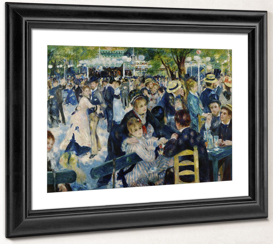 Dance At Le Moulin De La Galette 1 By Pierre Auguste Renoir - Image 4