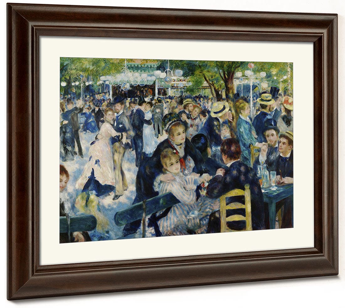 Dance At Le Moulin De La Galette 1 By Pierre Auguste Renoir - Image 5