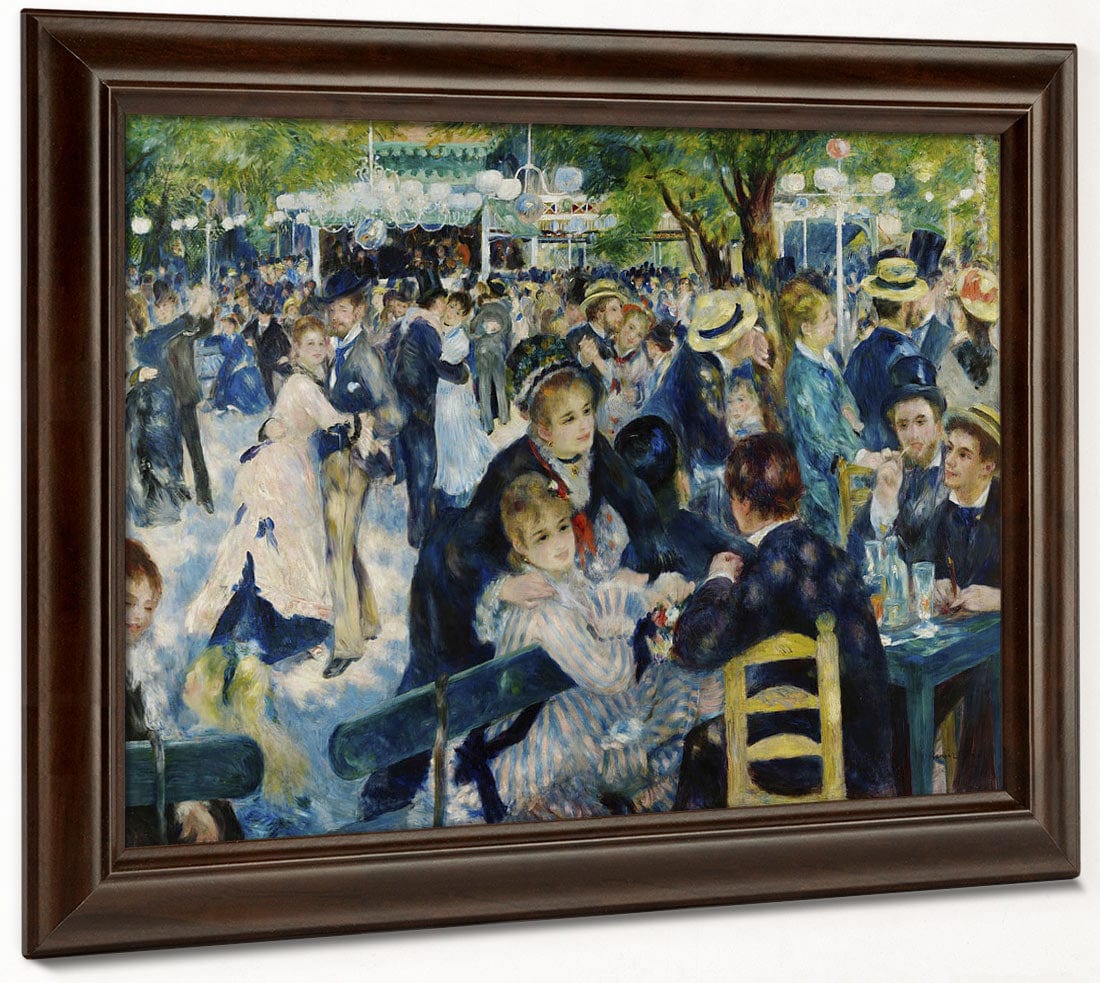 Dance At Le Moulin De La Galette 1 By Pierre Auguste Renoir - Image 6