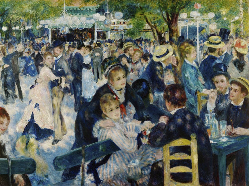 Dance At Le Moulin De La Galette 1 By Pierre Auguste Renoir - Image 7